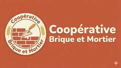 Logo Coopérative Brique et Mortier
